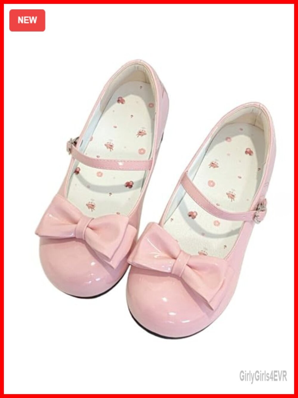 Women's Lolita Shoes Cute Mary Jane Flats Cosplay Party Shoes Detachable Bow